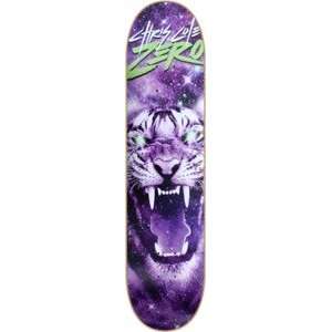  Zero Chris Cole Tiger Purple Skateboard Deck   8.12 x 32 