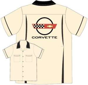 NEW Chevrolet Corvette Bowling Shirt, M/L/XL/2X/3X  
