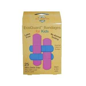  EcoGuard First Aid Bandages   For Kids, 25 count Health 