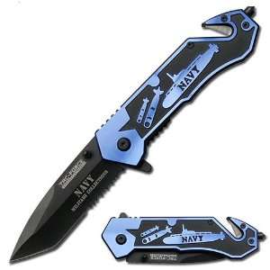  Tac Force Navy Spring Assisted Opening Rescue Knife 