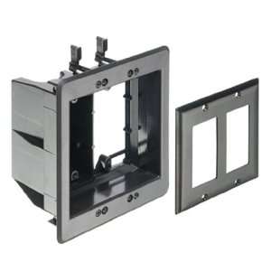 Arlington TVBU505BL 1 Recessed TV Outlet Box with Paintable Trim Plate 