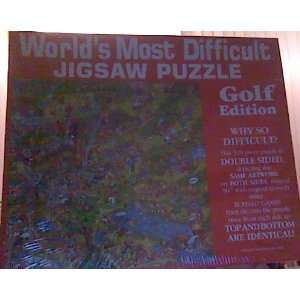   Most Difficult Jigsaw Puzzle   Golf Edition   529 pieces Double Sided