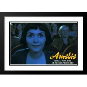  Amelie 20x26 Framed and Double Matted Movie Poster   Style 