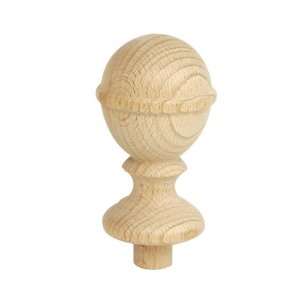  Cannonball Whitewood Finial