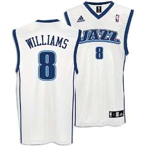  Deron Williams Jazz White NBA Replica Jersey Sports 