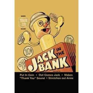   poster printed on 12 x 18 stock. Jack In the Bank