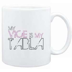  Mug White  my vice is my Tabla  Instruments
