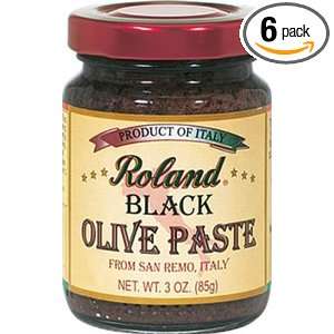 Roland Olive Paste, Black   Sanremo, 3 Ounce (Pack of 6)  