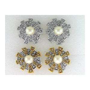  Earrings with Swarovski® Crystal and Faux Pearl Jewelry