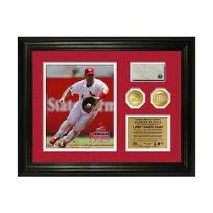 St. Louis Cardinals Albert Pujols 1,000th Game Framed Piece of Base 