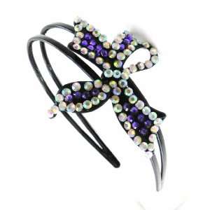 Headband Cristal purple. Jewelry