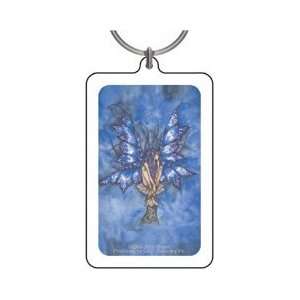  Amy Brown Blue Fairy Lucite Keychain K 0933 Toys & Games
