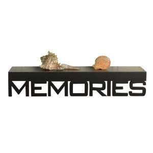  Melannco 18 Inch Memories Black Shelf