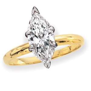  0.53 ct. E   SI1 Marquise Cut Diamond Solitaire Engagement 