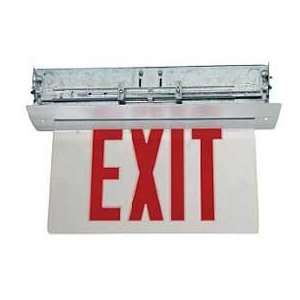    Tcpi 2eg01 Recessed Mount Red Edgelit Exit Ac