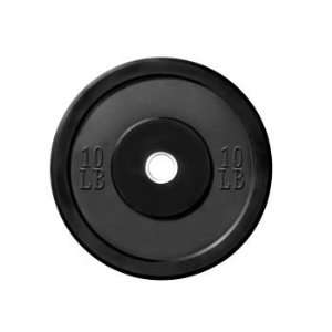 Warrior 10 lb Rubber Bumper Weight Plates for Crossfit Powerlifting 