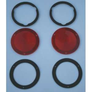  Tail Light Lens and Gasket Set for 1961 1962 1963 1964 