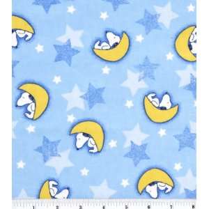  Snoopy Sleeping On The Moon Flannel