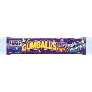 Gumball Tube with Nerds 5 Piece 1.63oz Grocery & Gourmet Food