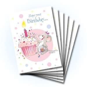    Suzys Zoo Happy Birthday Card 6 pack 10301
