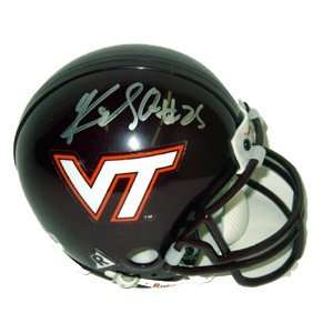 Kevin Jones Signed Mini Helmet   Virginia Tech