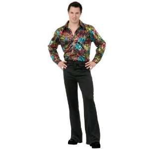 Lets Party By Charades Costumes Black Disco Pants Adult / Black   Size 