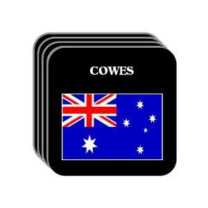  Australia   COWES Set of 4 Mini Mousepad Coasters 