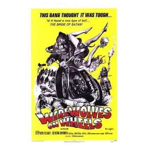  Werewolves on wheels Movie Poster, 11 x 17 (1971)