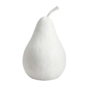 Lazy Susan Oversized White Porcelain Pear 