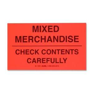  Tatco Products 10954 Shipping Label, Mixed Merchandise, 3 