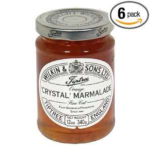 Tiptree Crystal Orange Marmalade, 12 Ounce Jars (Pack of 6)  