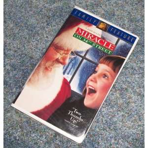 MIRACLE ON 34TH STREET VHS 