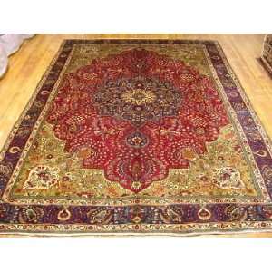  8x11 Hand Knotted Tabriz Persian Rug   1111x82