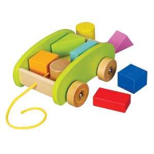  Educo Pull Along Mini Block Cart Toys & Games