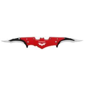  BATMAN SPRING LOADED Double Blade Batman bat FOLDING 