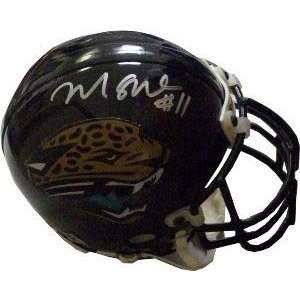  Mike Sims Walker Signed Jaguars Authentic Mini Helmet 