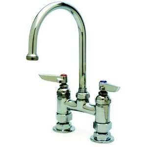   Brass Deck Mixing Faucet With 133x Swing Gooseneck