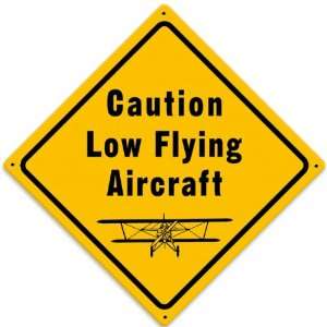  Low Flying Aircraft Aviation Metal Sign   Garage Art Signs 