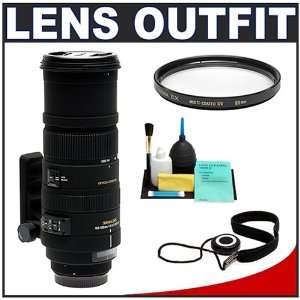  Sigma 150 500mm f/5.0 6.3 OS HSM APO DG Lens Kit with UV 