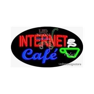  Internet Cafe Neon Sign 17 Tall x 30 Wide x 3 Deep 
