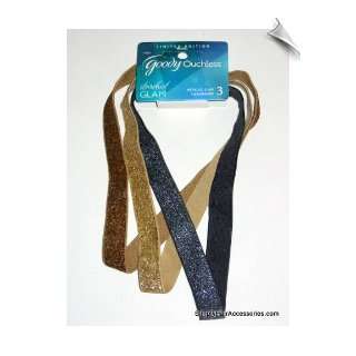  (3 inside pack) GOODY OUCHLESS METALLIC HEADBANDS LIMITED 