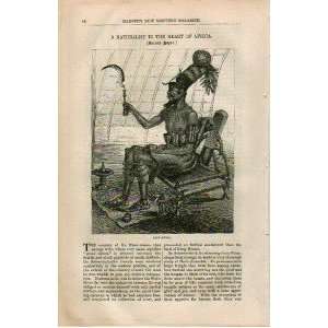  1874 Dr Schweinfurth in Africa Niam Niams King Munza 