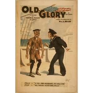  Poster Old glory a story of our blue jackets in Chili i.e 