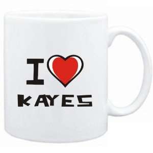  Mug White I love Kayes  Cities
