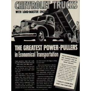   .  1941 Chevrolet Trucks Ad, A5912A. 19410707 