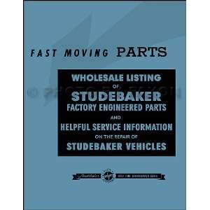  1947 1953 Studebaker Wholesale Parts Book Reprint with 