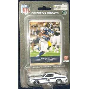 St. Louis Rams 1967 Mustang Fastback with Steven Jackson trading card 