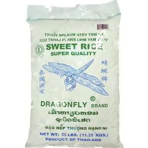 Dragonfly Sweet Rice, 25 Pound  Grocery & Gourmet Food