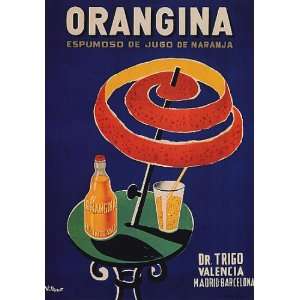  ORANGINA ORANGE DRINK MADRID BARCELONA SPAIN VINTAGE 