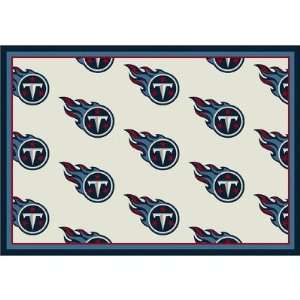  NFL Team Repeat Tennessee Titans Football Rug Size 78 x 